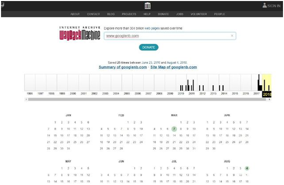 网站历史快照查询的方法（可以查询10年前网站做过什么内容）